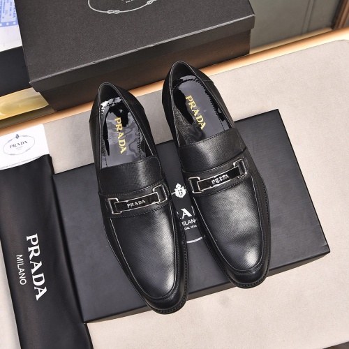 Cheap Prada Leather Shoes For Men #1236915 Replica Wholesale [$98.00 USD] [ITEM#1236915] on Replica Prada Leather Shoes