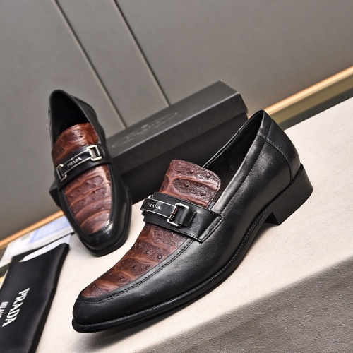 Cheap Prada Leather Shoes For Men #1236916 Replica Wholesale [$98.00 USD] [ITEM#1236916] on Replica Prada Leather Shoes