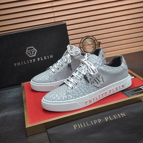 Cheap Philipp Plein PP Casual Shoes For Men #1236933 Replica Wholesale [$80.00 USD] [ITEM#1236933] on Replica Philipp Plein PP Casual Shoes