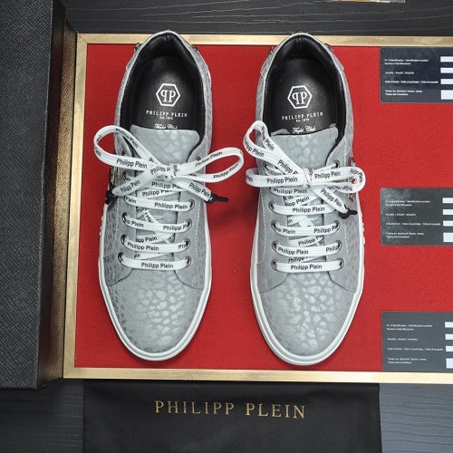 Cheap Philipp Plein PP Casual Shoes For Men #1236933 Replica Wholesale [$80.00 USD] [ITEM#1236933] on Replica Philipp Plein PP Casual Shoes