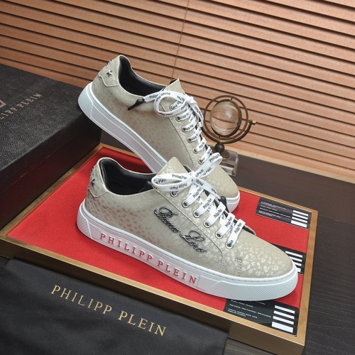 Cheap Philipp Plein PP Casual Shoes For Men #1236945 Replica Wholesale [$80.00 USD] [ITEM#1236945] on Replica Philipp Plein PP Casual Shoes