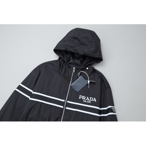 Cheap Prada Jackets Long Sleeved For Men #1237077 Replica Wholesale [$85.00 USD] [ITEM#1237077] on Replica Prada Jackets