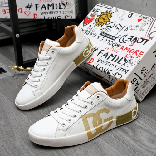 Cheap Dolce &amp; Gabbana D&amp;G Casual Shoes For Men #1237097 Replica Wholesale [$80.00 USD] [ITEM#1237097] on Replica Dolce &amp; Gabbana D&amp;G Casual Shoes