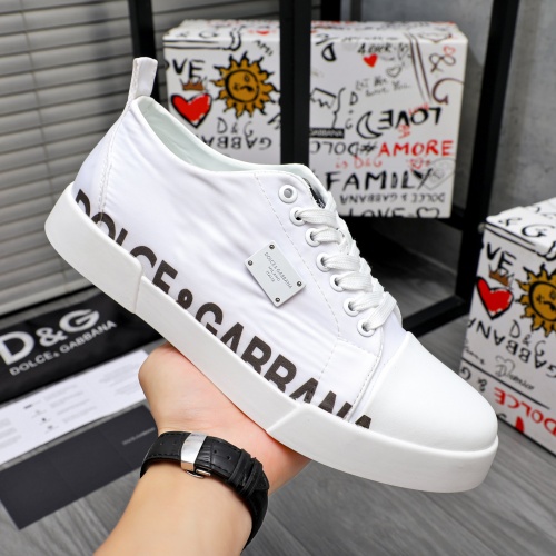 Cheap Dolce &amp; Gabbana D&amp;G Casual Shoes For Men #1237123 Replica Wholesale [$80.00 USD] [ITEM#1237123] on Replica Dolce &amp; Gabbana D&amp;G Casual Shoes