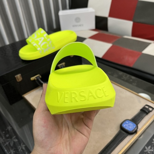 Cheap Versace Slippers For Men #1237166 Replica Wholesale [$45.00 USD] [ITEM#1237166] on Replica Versace Slippers