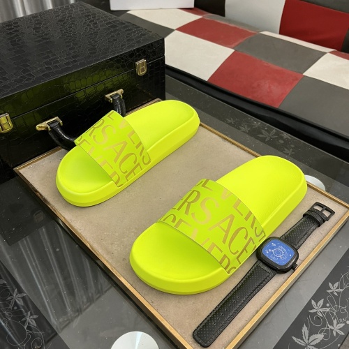 Cheap Versace Slippers For Men #1237167 Replica Wholesale [$45.00 USD] [ITEM#1237167] on Replica Versace Slippers