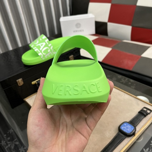 Cheap Versace Slippers For Men #1237168 Replica Wholesale [$45.00 USD] [ITEM#1237168] on Replica Versace Slippers