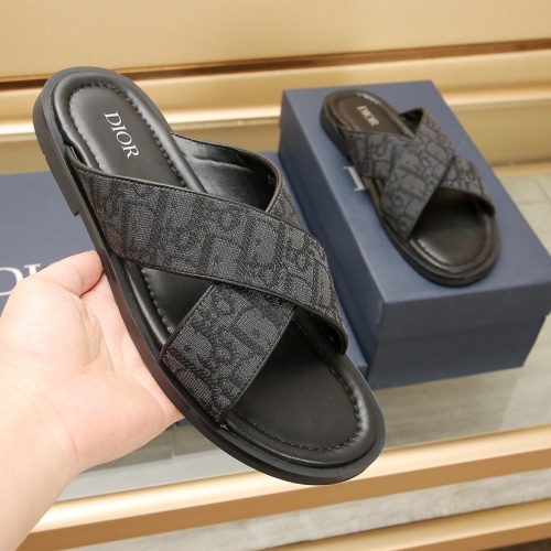 Cheap Christian Dior Slippers For Men #1237212 Replica Wholesale [$72.00 USD] [ITEM#1237212] on Replica Christian Dior Slippers