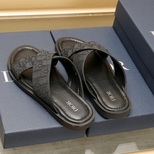 Cheap Christian Dior Slippers For Men #1237212 Replica Wholesale [$72.00 USD] [ITEM#1237212] on Replica Christian Dior Slippers