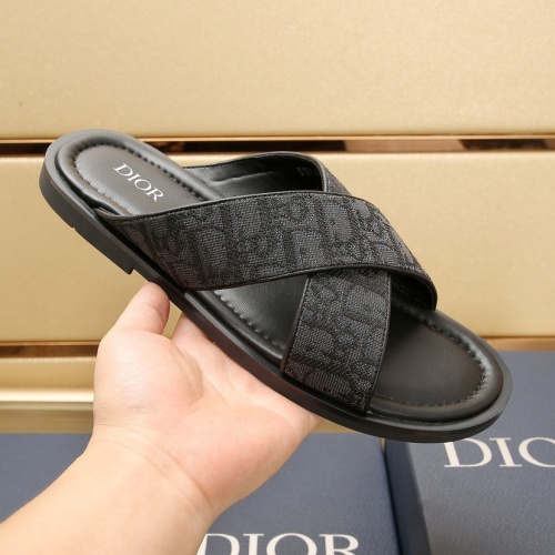 Cheap Christian Dior Slippers For Men #1237212 Replica Wholesale [$72.00 USD] [ITEM#1237212] on Replica Christian Dior Slippers