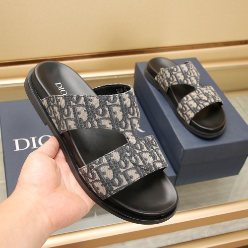 Cheap Christian Dior Slippers For Men #1237213 Replica Wholesale [$72.00 USD] [ITEM#1237213] on Replica Christian Dior Slippers