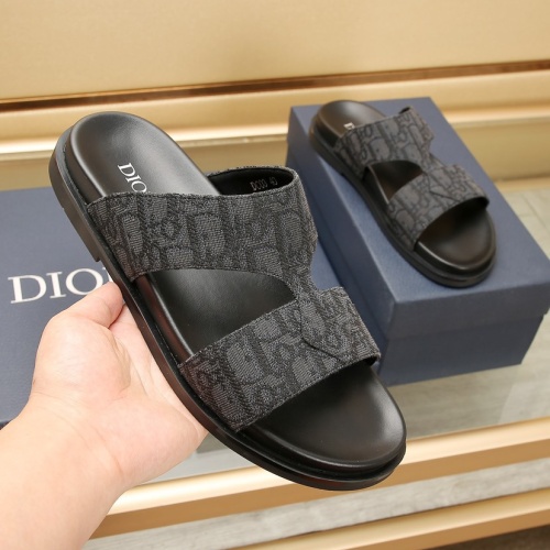 Cheap Christian Dior Slippers For Men #1237214 Replica Wholesale [$72.00 USD] [ITEM#1237214] on Replica Christian Dior Slippers