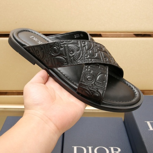 Cheap Christian Dior Slippers For Men #1237217 Replica Wholesale [$72.00 USD] [ITEM#1237217] on Replica Christian Dior Slippers