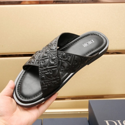 Cheap Christian Dior Slippers For Men #1237217 Replica Wholesale [$72.00 USD] [ITEM#1237217] on Replica Christian Dior Slippers