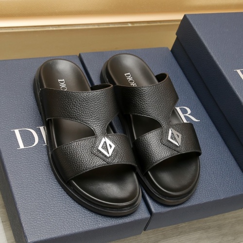 Cheap Christian Dior Slippers For Men #1237220 Replica Wholesale [$72.00 USD] [ITEM#1237220] on Replica Christian Dior Slippers