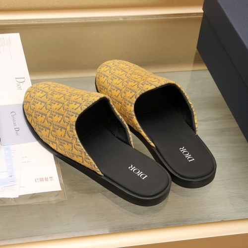 Cheap Christian Dior Slippers For Men #1237221 Replica Wholesale [$76.00 USD] [ITEM#1237221] on Replica Christian Dior Slippers