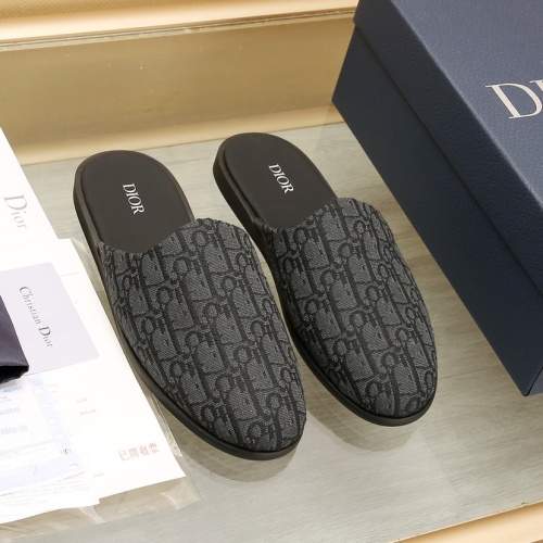 Cheap Christian Dior Slippers For Men #1237223 Replica Wholesale [$76.00 USD] [ITEM#1237223] on Replica Christian Dior Slippers