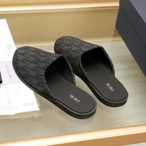 Cheap Christian Dior Slippers For Men #1237223 Replica Wholesale [$76.00 USD] [ITEM#1237223] on Replica Christian Dior Slippers