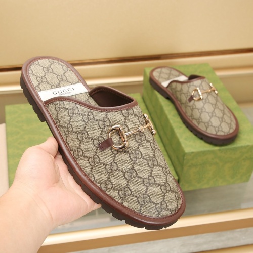 Cheap Gucci Slippers For Men #1237238 Replica Wholesale [$76.00 USD] [ITEM#1237238] on Replica Gucci Slippers