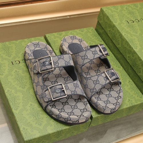 Cheap Gucci Slippers For Men #1237243 Replica Wholesale [$72.00 USD] [ITEM#1237243] on Replica Gucci Slippers