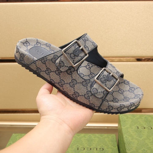 Cheap Gucci Slippers For Men #1237243 Replica Wholesale [$72.00 USD] [ITEM#1237243] on Replica Gucci Slippers