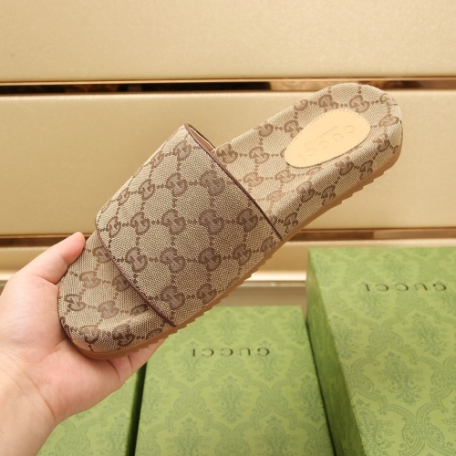 Cheap Gucci Slippers For Men #1237248 Replica Wholesale [$72.00 USD] [ITEM#1237248] on Replica Gucci Slippers