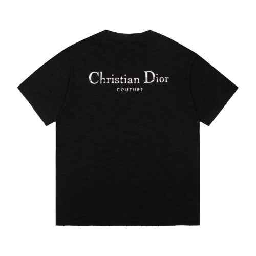 Cheap Christian Dior T-Shirts Short Sleeved For Unisex #1237252 Replica Wholesale [$42.00 USD] [ITEM#1237252] on Replica Christian Dior T-Shirts