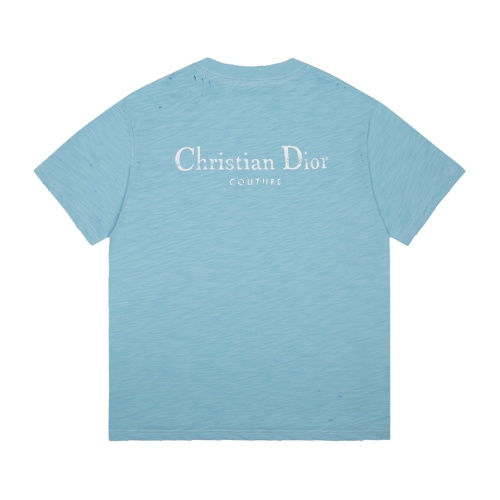 Cheap Christian Dior T-Shirts Short Sleeved For Unisex #1237254 Replica Wholesale [$42.00 USD] [ITEM#1237254] on Replica Christian Dior T-Shirts