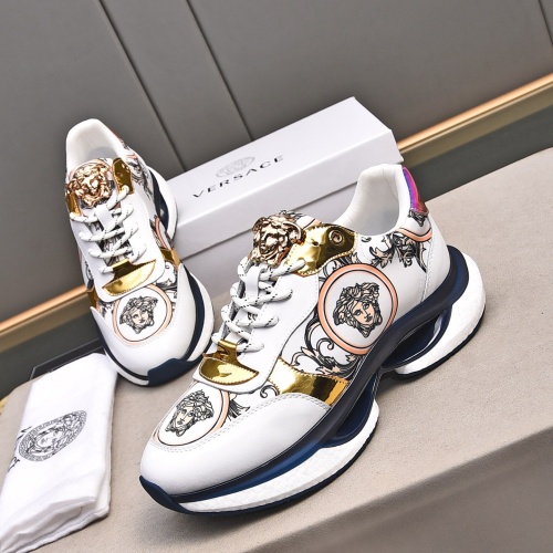 Cheap Versace Casual Shoes For Men #1237268 Replica Wholesale [$82.00 USD] [ITEM#1237268] on Replica Versace Casual Shoes