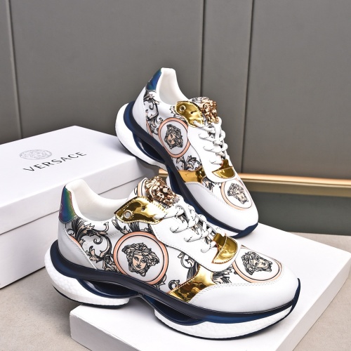 Cheap Versace Casual Shoes For Men #1237268 Replica Wholesale [$82.00 USD] [ITEM#1237268] on Replica Versace Casual Shoes