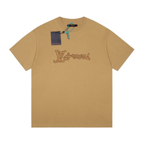 Cheap Louis Vuitton LV T-Shirts Short Sleeved For Unisex #1237281 Replica Wholesale [$42.00 USD] [ITEM#1237281] on Replica Louis Vuitton LV T-Shirts