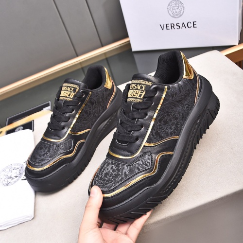 Cheap Versace Casual Shoes For Men #1237290 Replica Wholesale [$92.00 USD] [ITEM#1237290] on Replica Versace Casual Shoes