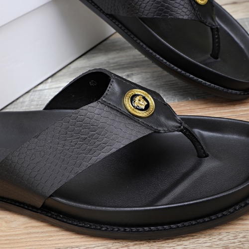 Cheap Versace Slippers For Men #1237304 Replica Wholesale [$56.00 USD] [ITEM#1237304] on Replica Versace Slippers