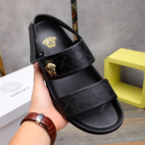 Cheap Versace Sandal For Men #1237309 Replica Wholesale [$56.00 USD] [ITEM#1237309] on Replica Versace Sandal