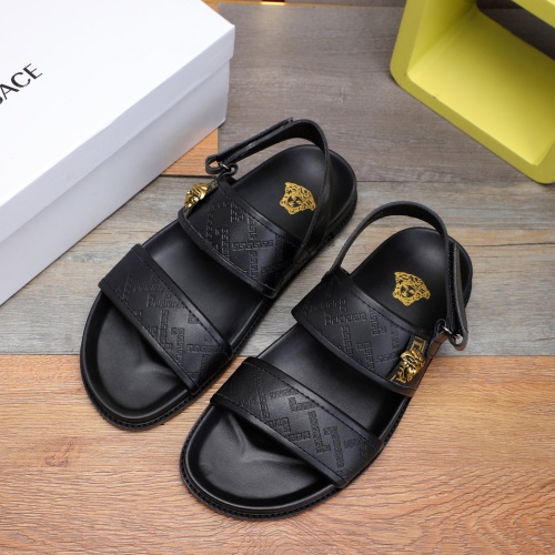 Cheap Versace Sandal For Men #1237309 Replica Wholesale [$56.00 USD] [ITEM#1237309] on Replica Versace Sandal