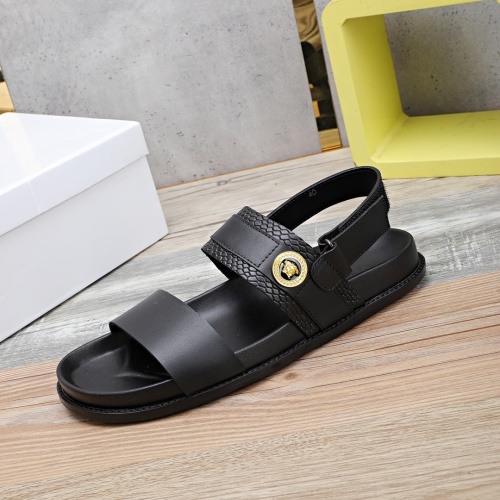 Cheap Versace Sandal For Men #1237310 Replica Wholesale [$56.00 USD] [ITEM#1237310] on Replica Versace Sandal