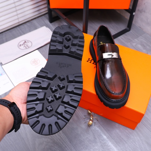 Cheap Hermes Leather Shoes For Men #1237311 Replica Wholesale [$118.00 USD] [ITEM#1237311] on Replica Hermes Leather Shoes