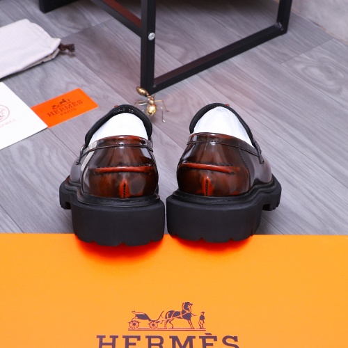 Cheap Hermes Leather Shoes For Men #1237311 Replica Wholesale [$118.00 USD] [ITEM#1237311] on Replica Hermes Leather Shoes