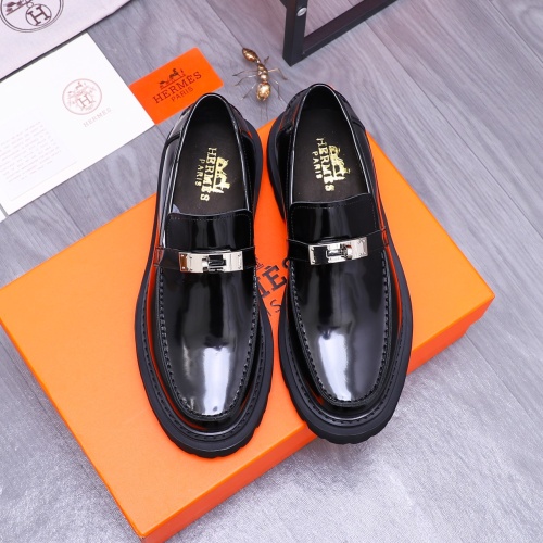 Cheap Hermes Leather Shoes For Men #1237312 Replica Wholesale [$118.00 USD] [ITEM#1237312] on Replica Hermes Leather Shoes