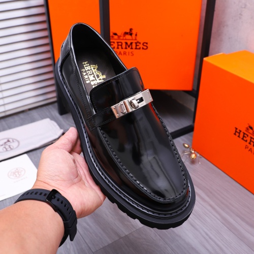 Cheap Hermes Leather Shoes For Men #1237312 Replica Wholesale [$118.00 USD] [ITEM#1237312] on Replica Hermes Leather Shoes