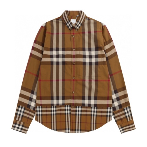 Cheap Burberry Shirts Long Sleeved For Unisex #1237313 Replica Wholesale [$72.00 USD] [ITEM#1237313] on Replica Burberry Shirts