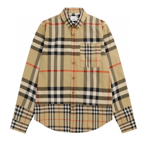 Cheap Burberry Shirts Long Sleeved For Unisex #1237314 Replica Wholesale [$72.00 USD] [ITEM#1237314] on Replica Burberry Shirts