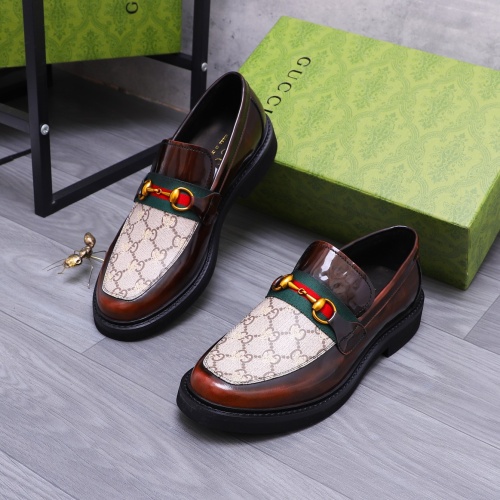 Cheap Gucci Oxfords Shoes For Men #1237317 Replica Wholesale [$96.00 USD] [ITEM#1237317] on Replica Gucci Oxfords Shoes