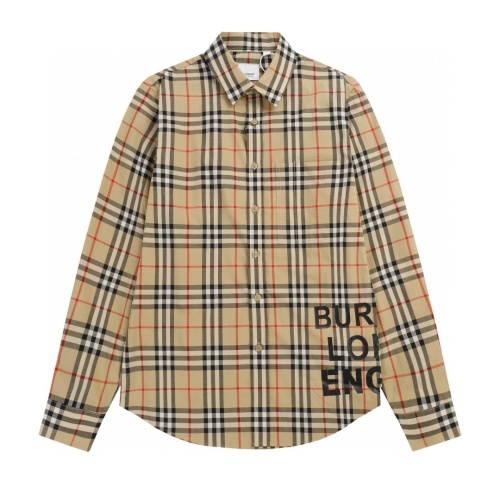 Cheap Burberry Shirts Long Sleeved For Unisex #1237320 Replica Wholesale [$64.00 USD] [ITEM#1237320] on Replica Burberry Shirts