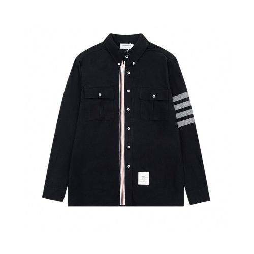 Cheap Thom Browne TB Shirts Long Sleeved For Unisex #1237326 Replica Wholesale [$64.00 USD] [ITEM#1237326] on Replica Thom Browne TB Shirts