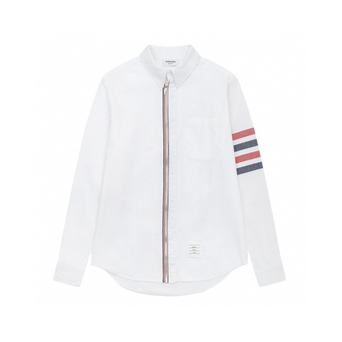 Cheap Thom Browne TB Shirts Long Sleeved For Unisex #1237330 Replica Wholesale [$60.00 USD] [ITEM#1237330] on Replica Thom Browne TB Shirts