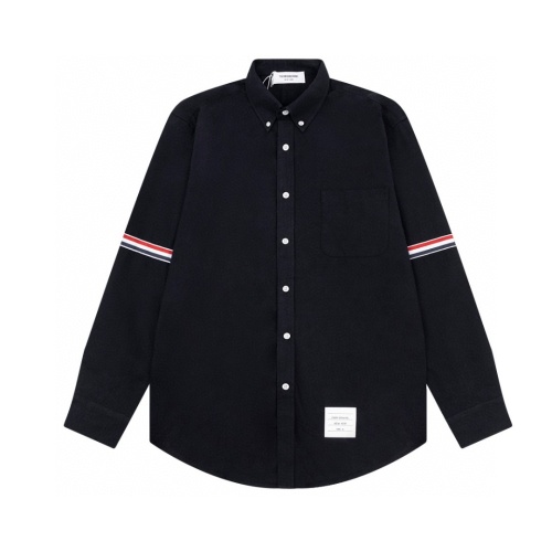 Cheap Thom Browne TB Shirts Long Sleeved For Unisex #1237332 Replica Wholesale [$56.00 USD] [ITEM#1237332] on Replica Thom Browne TB Shirts