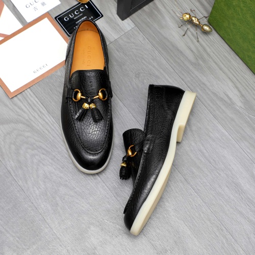 Cheap Gucci Oxfords Shoes For Men #1237337 Replica Wholesale [$115.00 USD] [ITEM#1237337] on Replica Gucci Oxfords Shoes