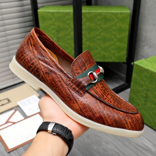 Cheap Gucci Oxfords Shoes For Men #1237346 Replica Wholesale [$115.00 USD] [ITEM#1237346] on Replica Gucci Oxfords Shoes