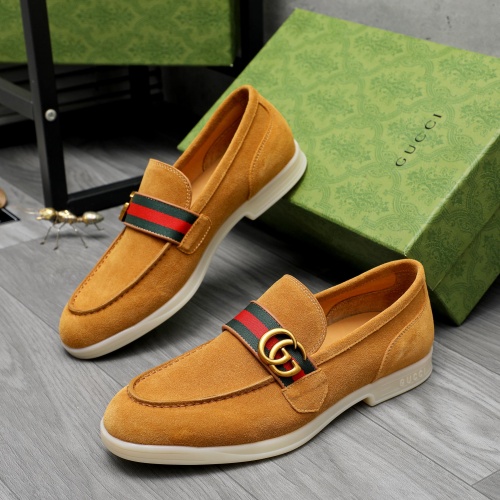 Cheap Gucci Oxfords Shoes For Men #1237348 Replica Wholesale [$115.00 USD] [ITEM#1237348] on Replica Gucci Oxfords Shoes